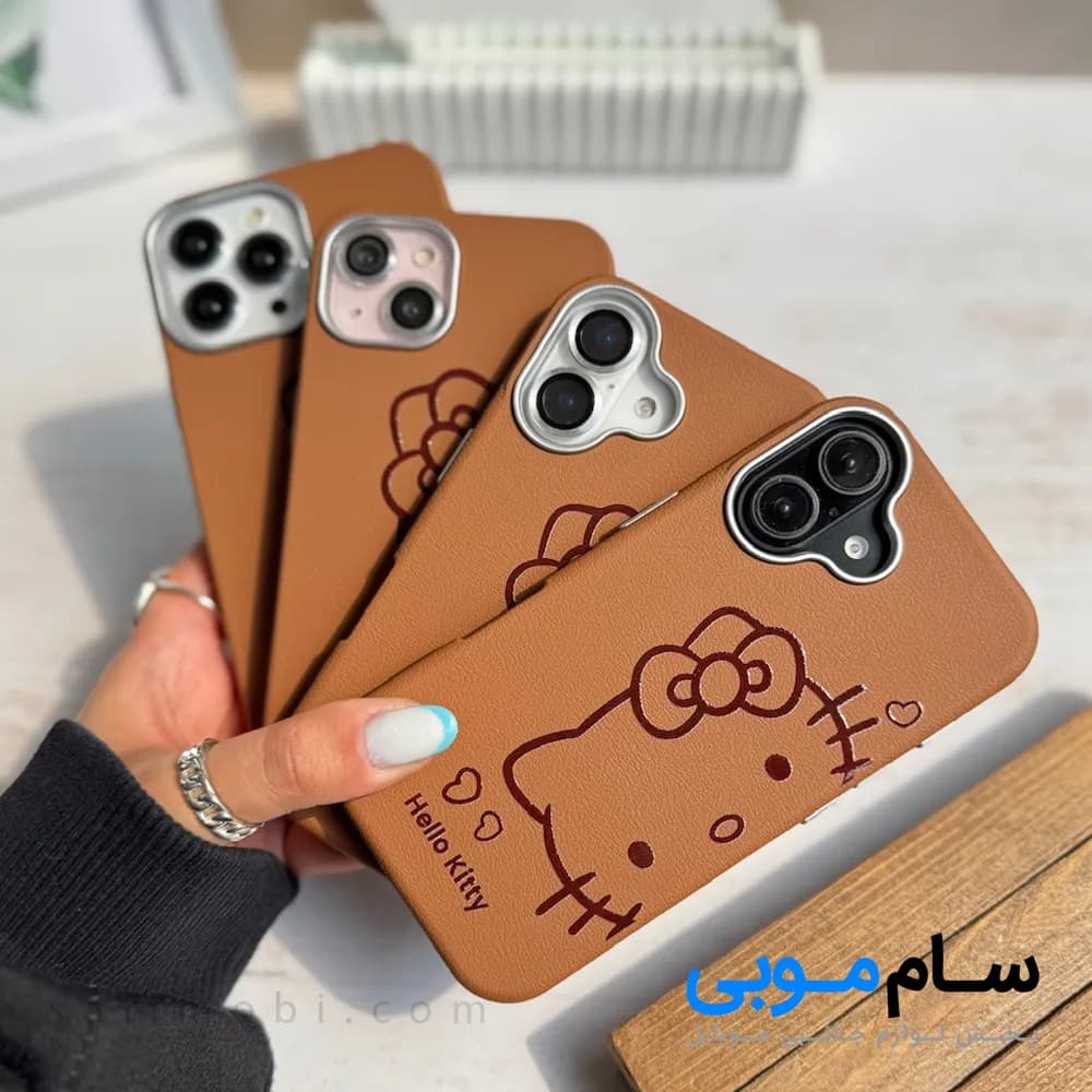 قاب هلو کیتی چرمی آیفون(کدC1975)؛ (قیمت به روز 1405 ) — تصویر ۲