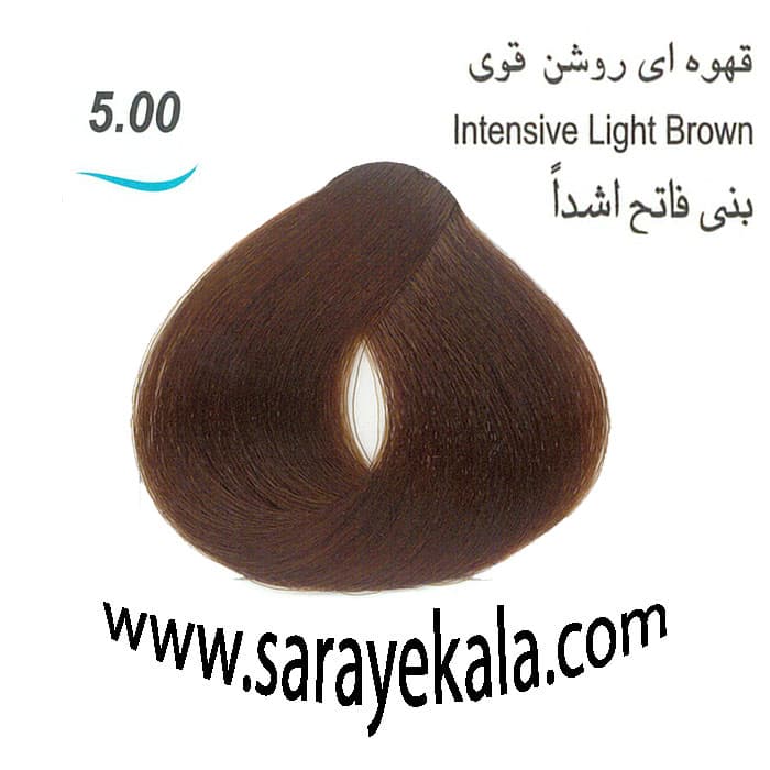رنگ مو آرکیا 5.00 قهوه ای روشن قوی در حجم 100 میل به