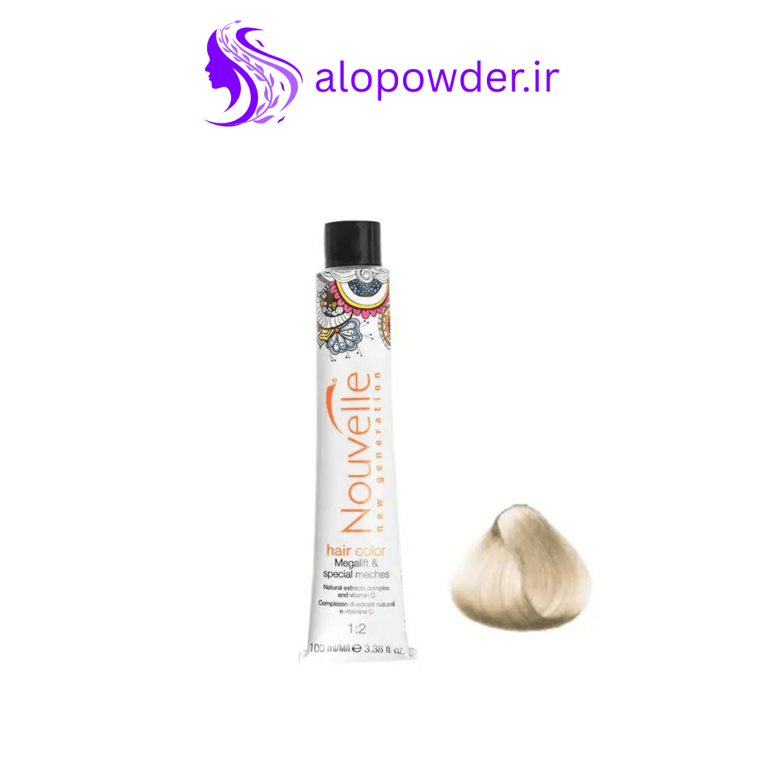 رنگ مو اولترا بلوند صدفی نوول Nouvelle شماره 902 حجم 100ml