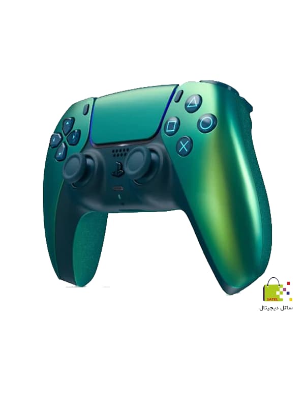 دسته PS5 دوال سنس | اصلی | آکبند | رنگ سبز متالیک Chroma Teal — تصویر ۲