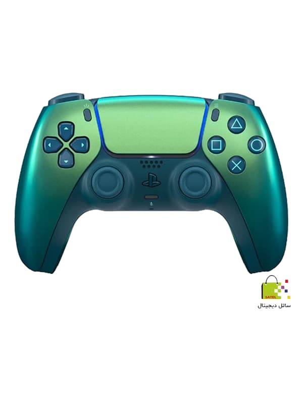 دسته PS5 دوال سنس | اصلی | آکبند | رنگ سبز متالیک Chroma Teal
