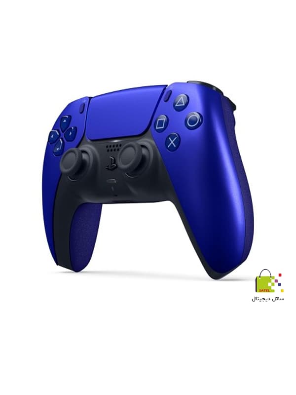 دسته PS5 دوال سنس | اصلی | آکبند | رنگ آبی متالیک Cobalt Blue — تصویر ۲
