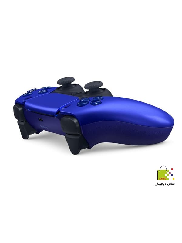 دسته PS5 دوال سنس | اصلی | آکبند | رنگ آبی متالیک Cobalt Blue — تصویر ۴
