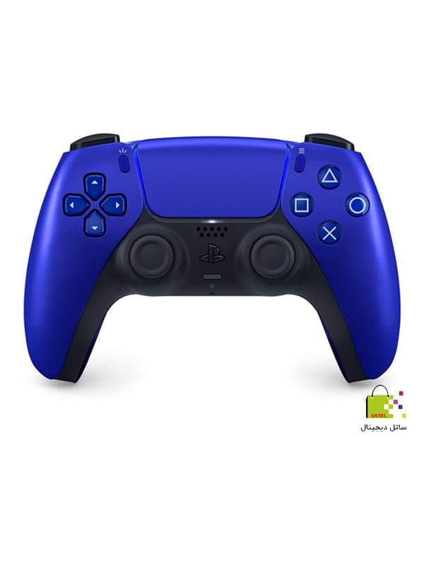 دسته PS5 دوال سنس | اصلی | آکبند | رنگ آبی متالیک Cobalt Blue