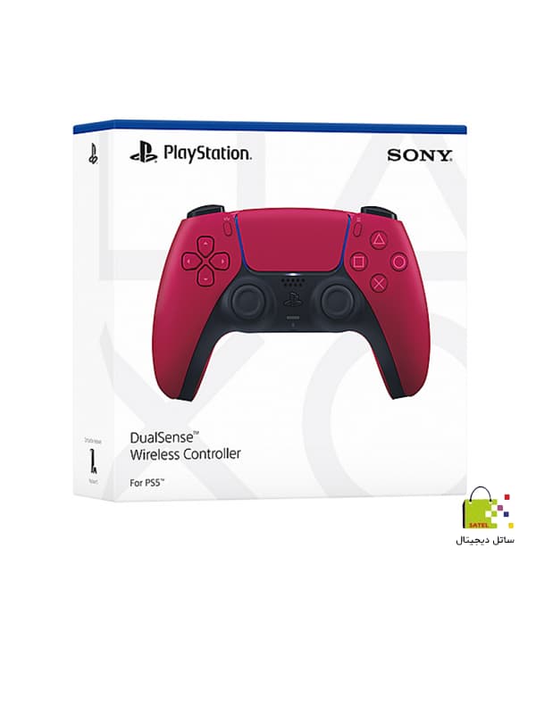 دسته PS5 دوال سنس | اصلی | آکبند | رنگ قرمز Cosmic Red — تصویر ۵