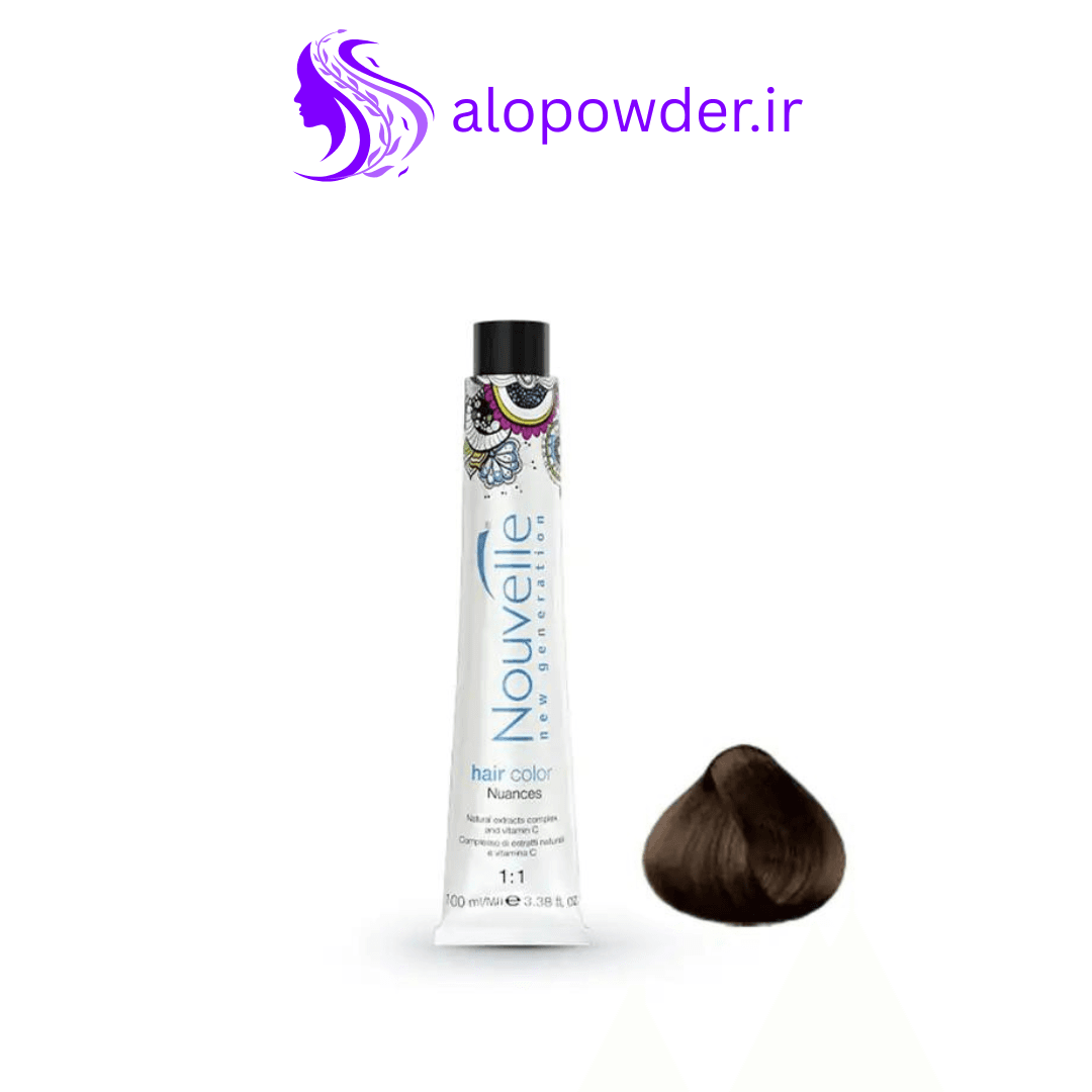 رنگ مو قهوه ای نوول Nouvelle شماره 4 حجم 100ml