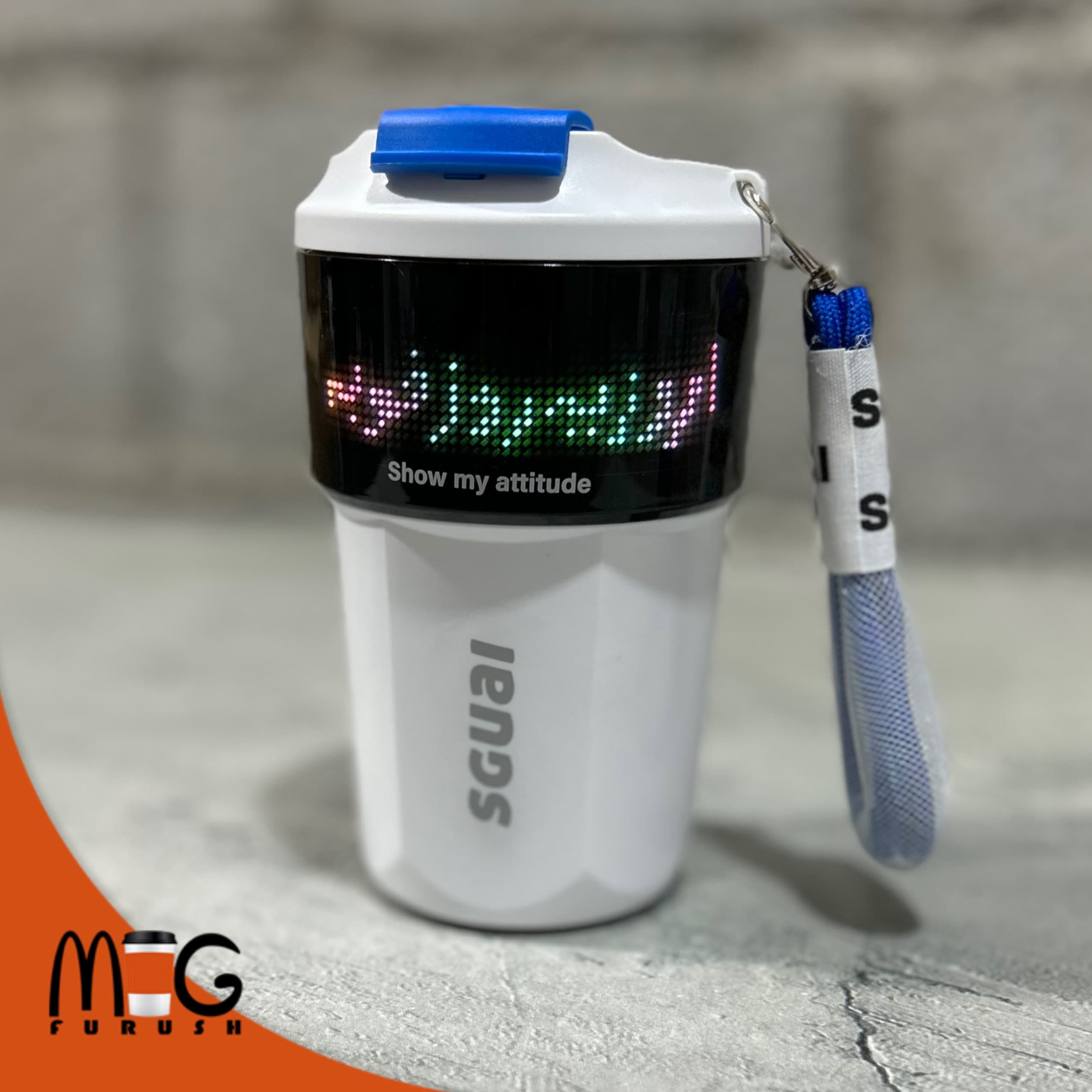 تراول ماگ هوشمند SGUAL | با اپلیکیشن و صفحهنمایش — تصویر ۳