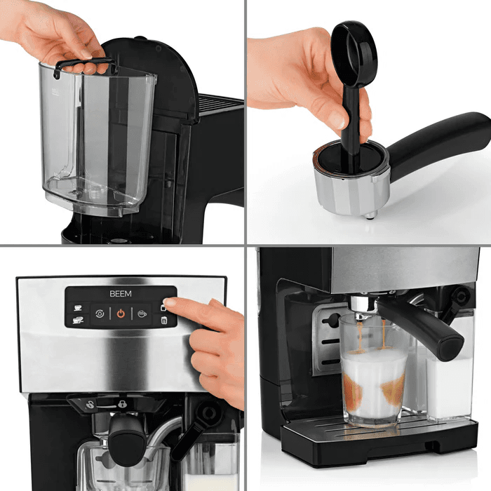 اسپرسوساز بیم BEEM ESPRESSO-CLASSICO ساخت آلمان | اسپرسو و کاپوچینو حرفه‌ای در خانه — تصویر ۶