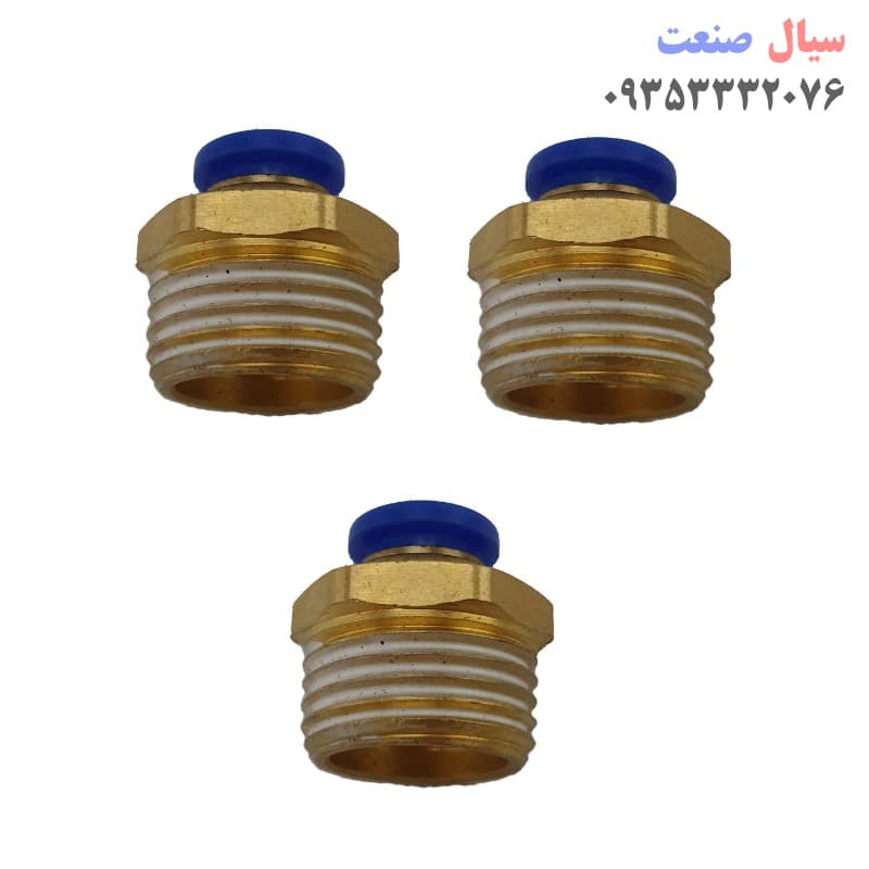 رابط اتصال مستقیم پنوماتیک مدل 10-1/2 بسته 3 عددی