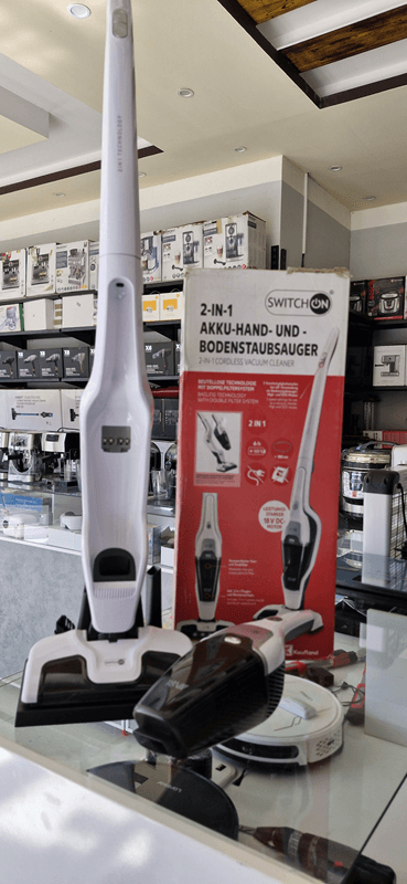 جارو عصایی و دستی 2in1 SwitchOn مدل SOHSS 18 B1 BL با فیلتر دوگانه و فناوری بدون کیسه — تصویر ۸