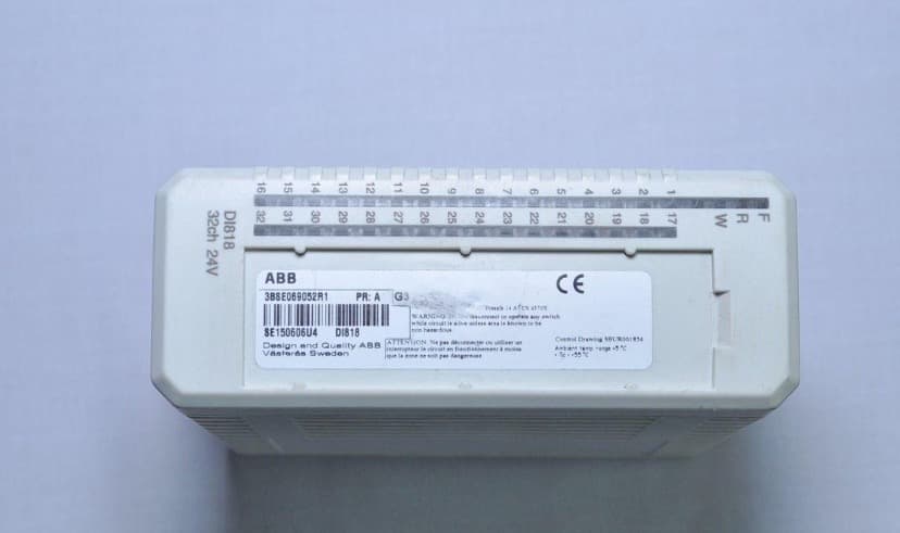 ماژول ورودی دیجیتال ABB DI818 کد 3BSE069052R1 32 کانال 24V DC