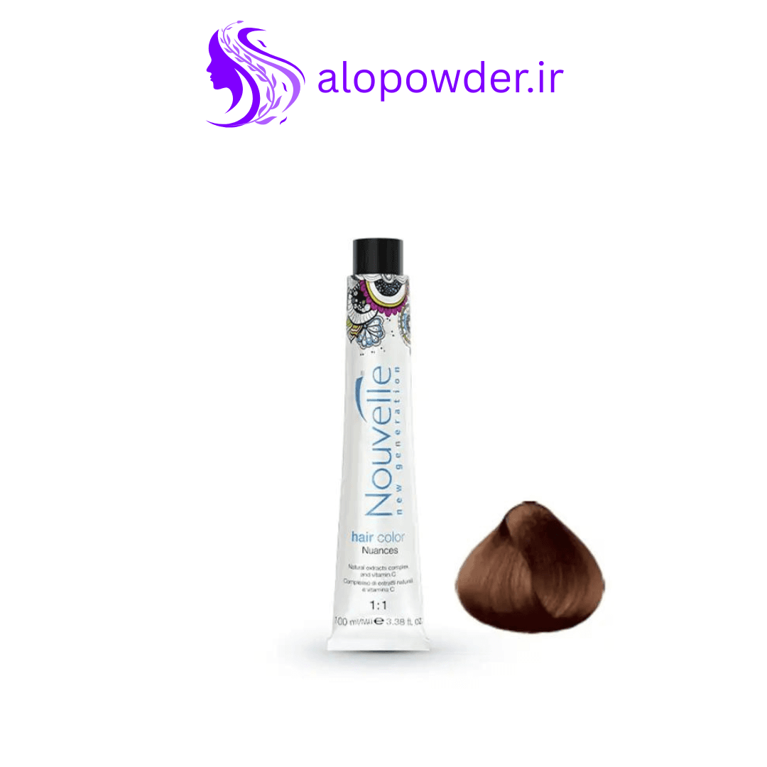 رنگ مو قهوه ای تنباکویی روشن نوول Nouvelle شماره 5.34 حجم 100ml
