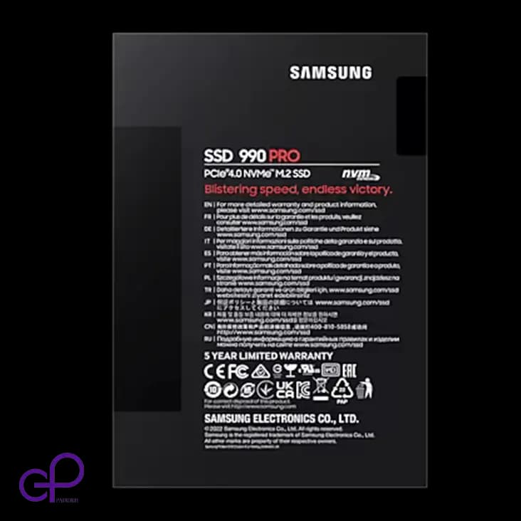 اس‌اس‌دی اینترنال سامسونگ 990 Pro NVMe M.2 ظرفیت 1 ترابایت — تصویر ۳