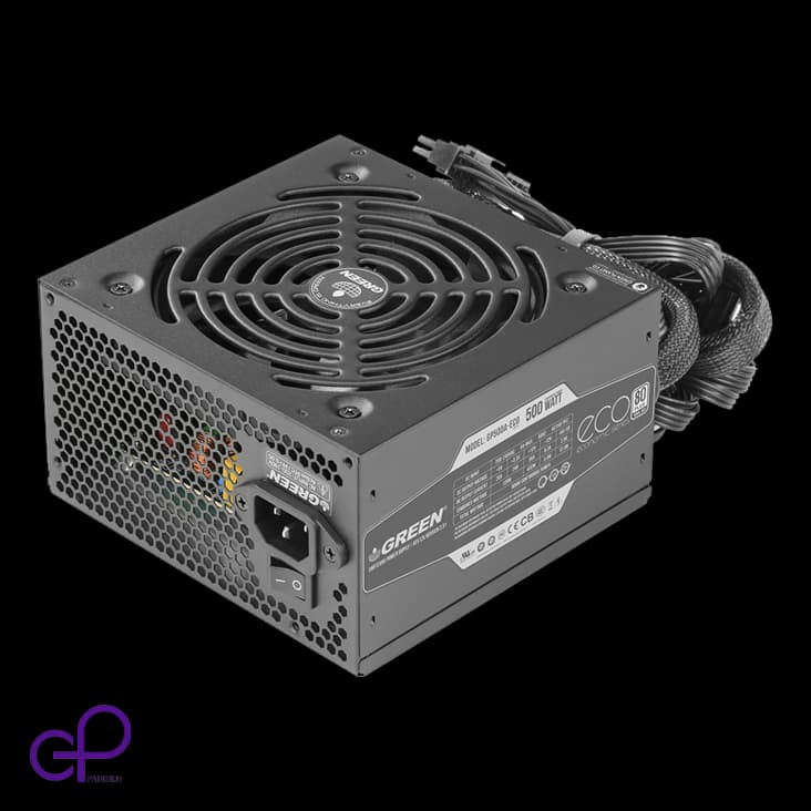 پاور کیس گرین GP500A-ECO Rev3.1 با توان 500 وات