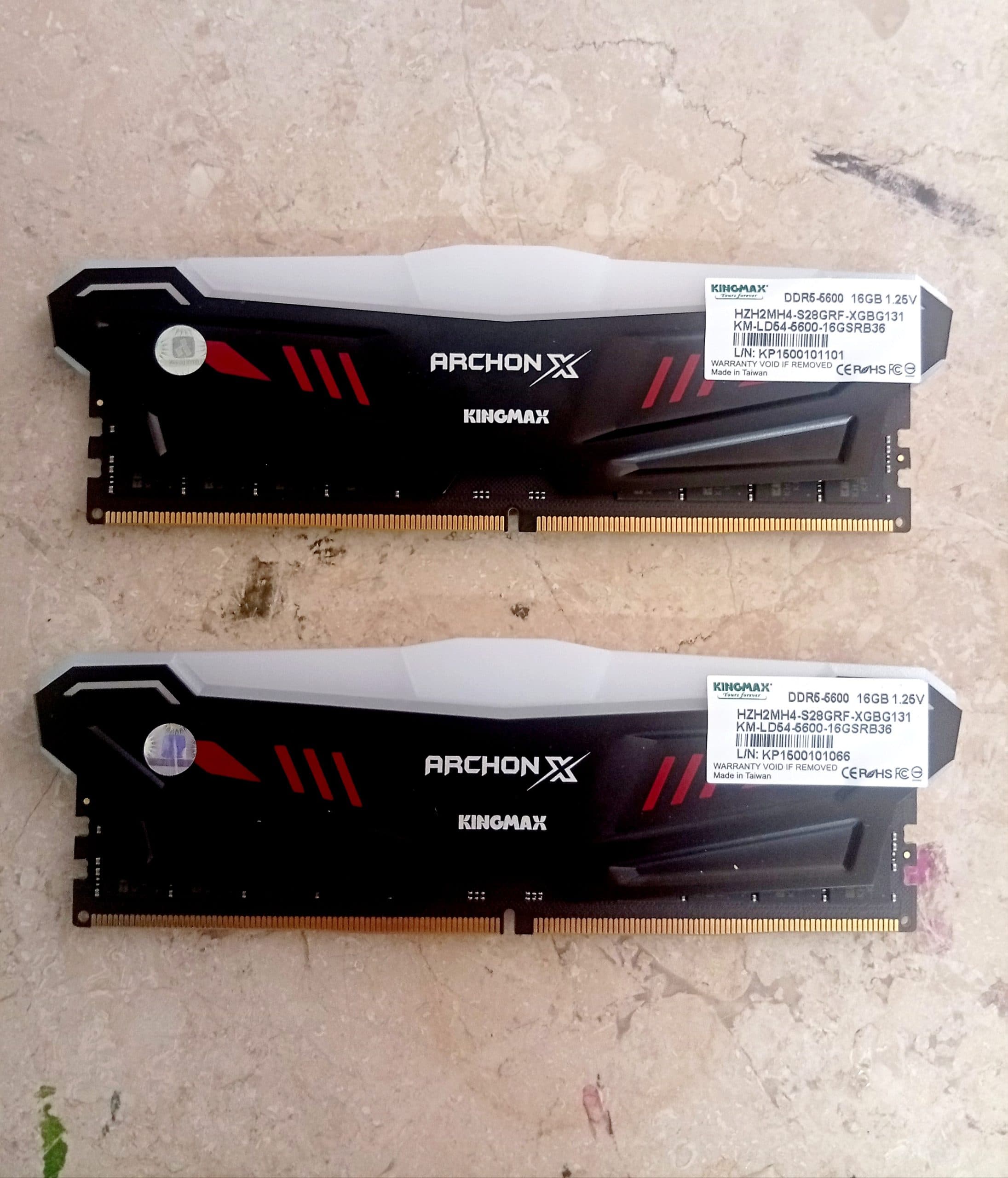 رم 32 گیگ DDR5 باس 5600 ساخت kingmax تایوان گارانتی آواژنگ