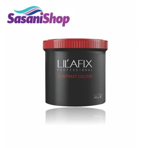 پودر کنتراست قرمز لیلافیکس Lilafix مدل contrast colour حجم 400 گرم