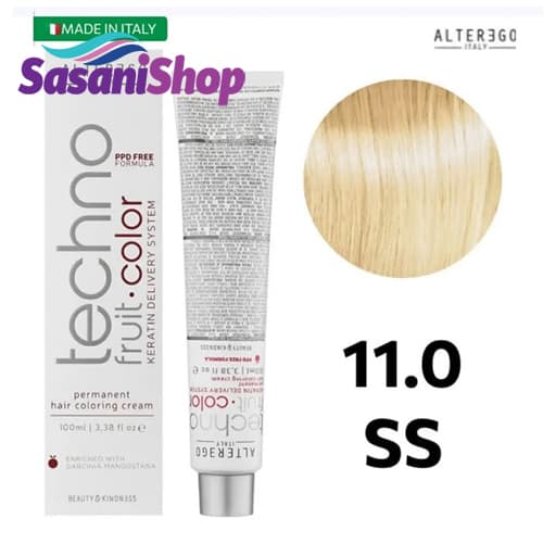 رنگ مو آلترگو (تکنو کالر) سوپر روشن کننده طبیعی (SS 11.0) Superlightener Natural Alterego (Techno Color)