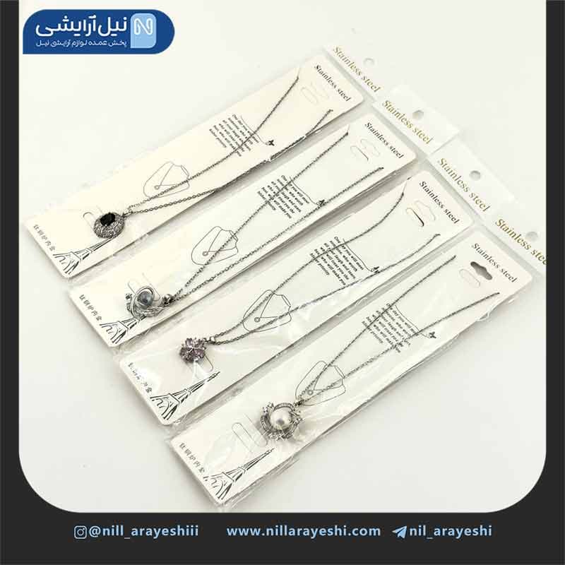 گردنبند استیل نقره ای — تصویر ۳