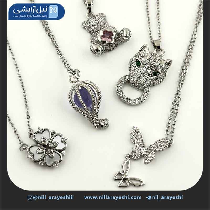 گردنبند استیل نقره ای — تصویر ۵