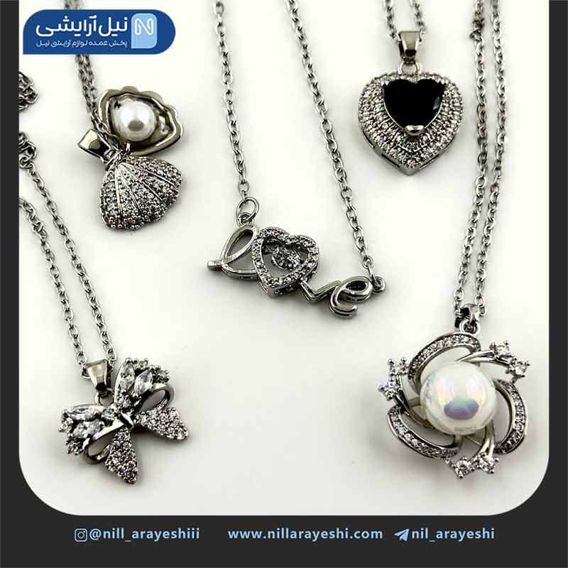 گردنبند استیل نقره ای — تصویر ۶