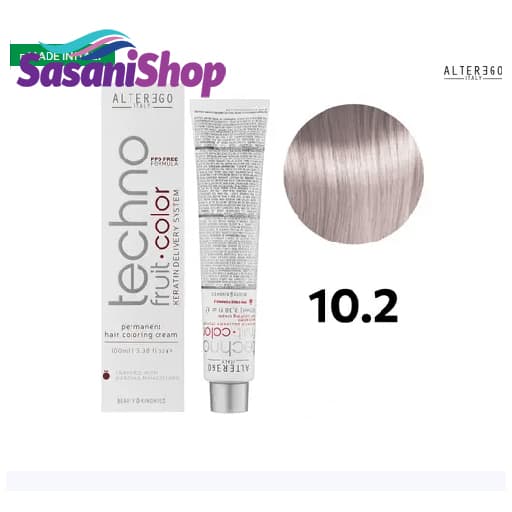 رنگ مو آلترگو (تکنو کالر) بلوند مرواریدی پلاتینه (10.2) Platinum Blonde Iris Alaterego (Techno Color)