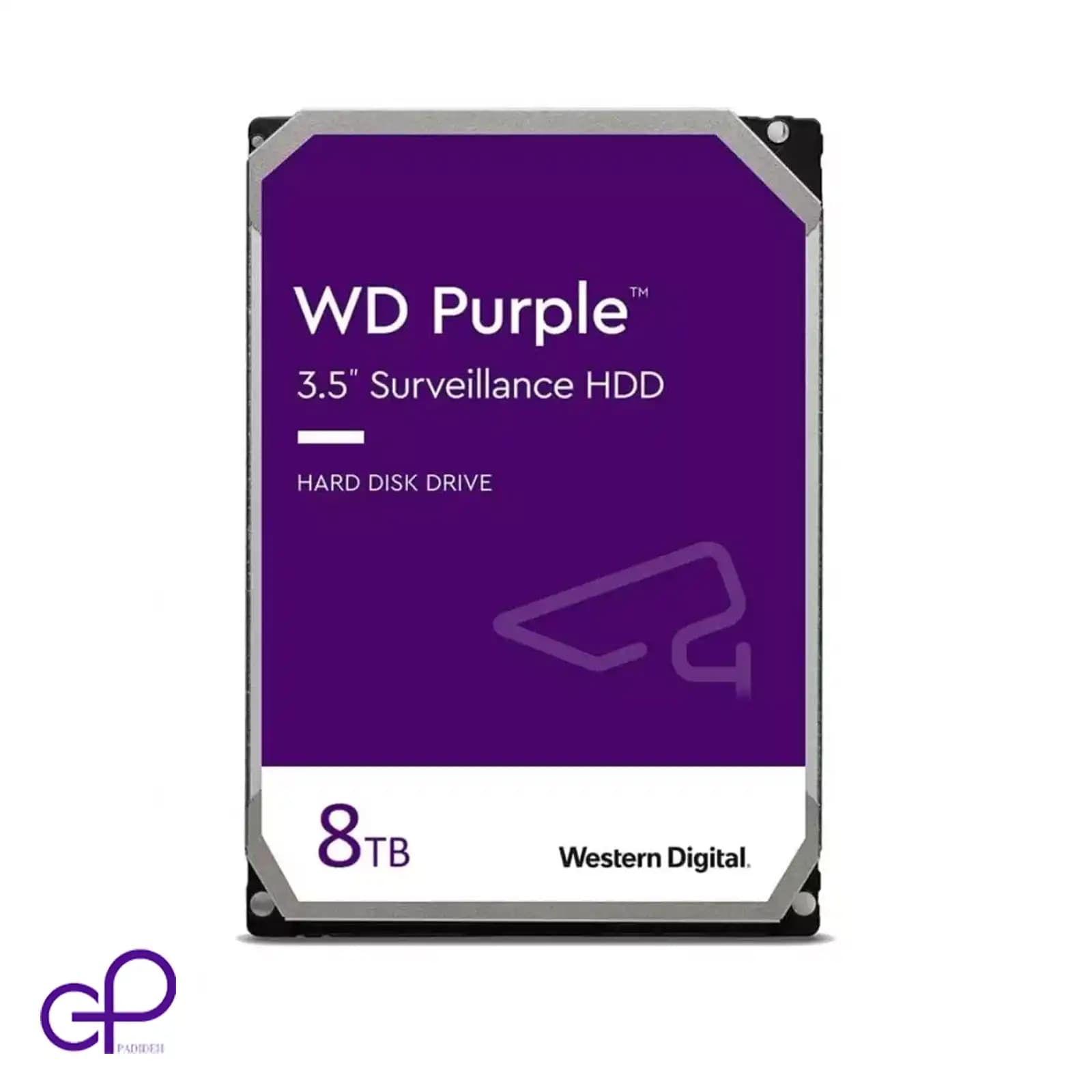 هارد اینترنال وسترن دیجیتال Purple ظرفیت 8TB