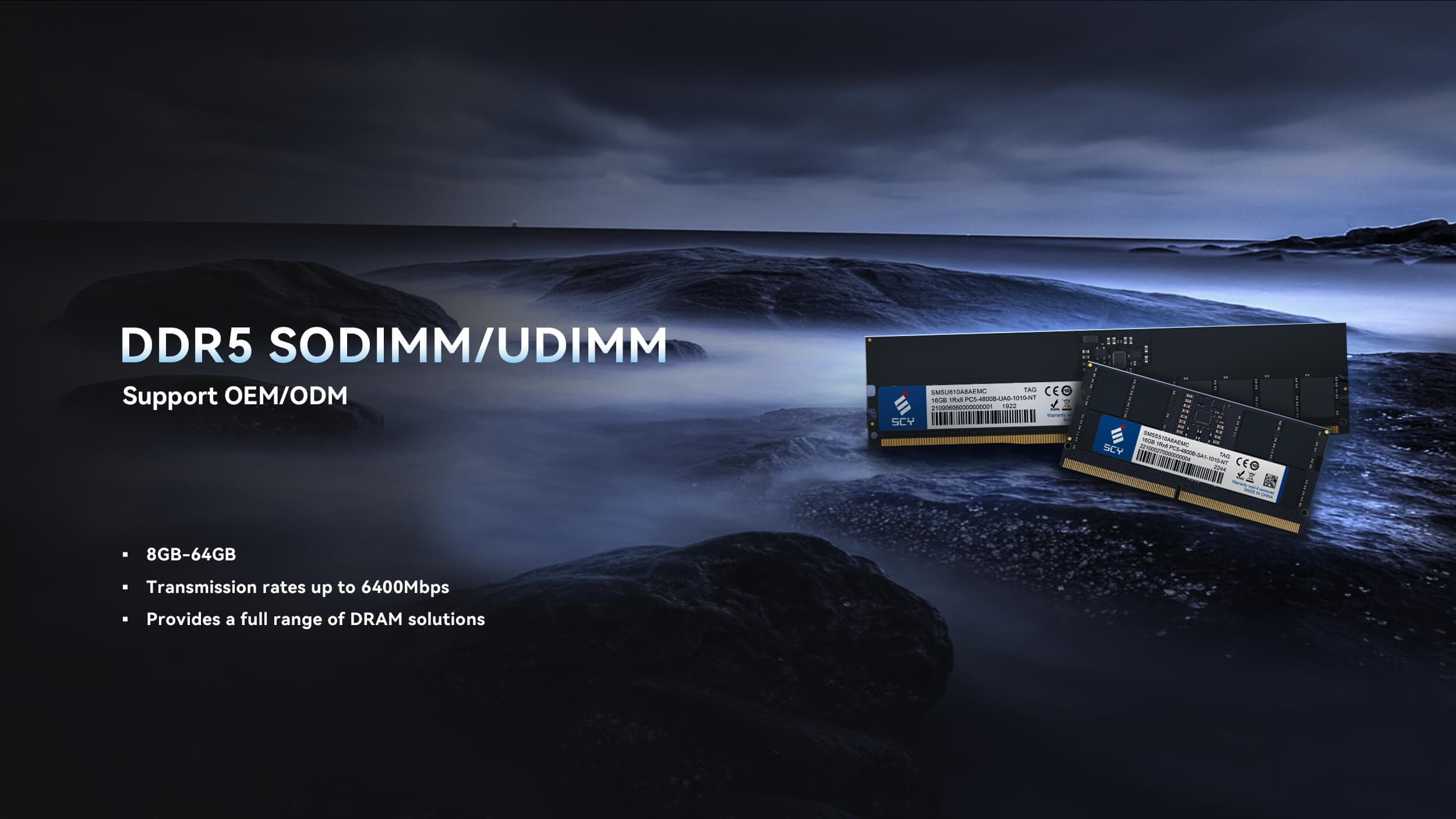 رم 16 گیگ DDR5 باس 4800 لپ تاپی ساخت SCY — تصویر ۲