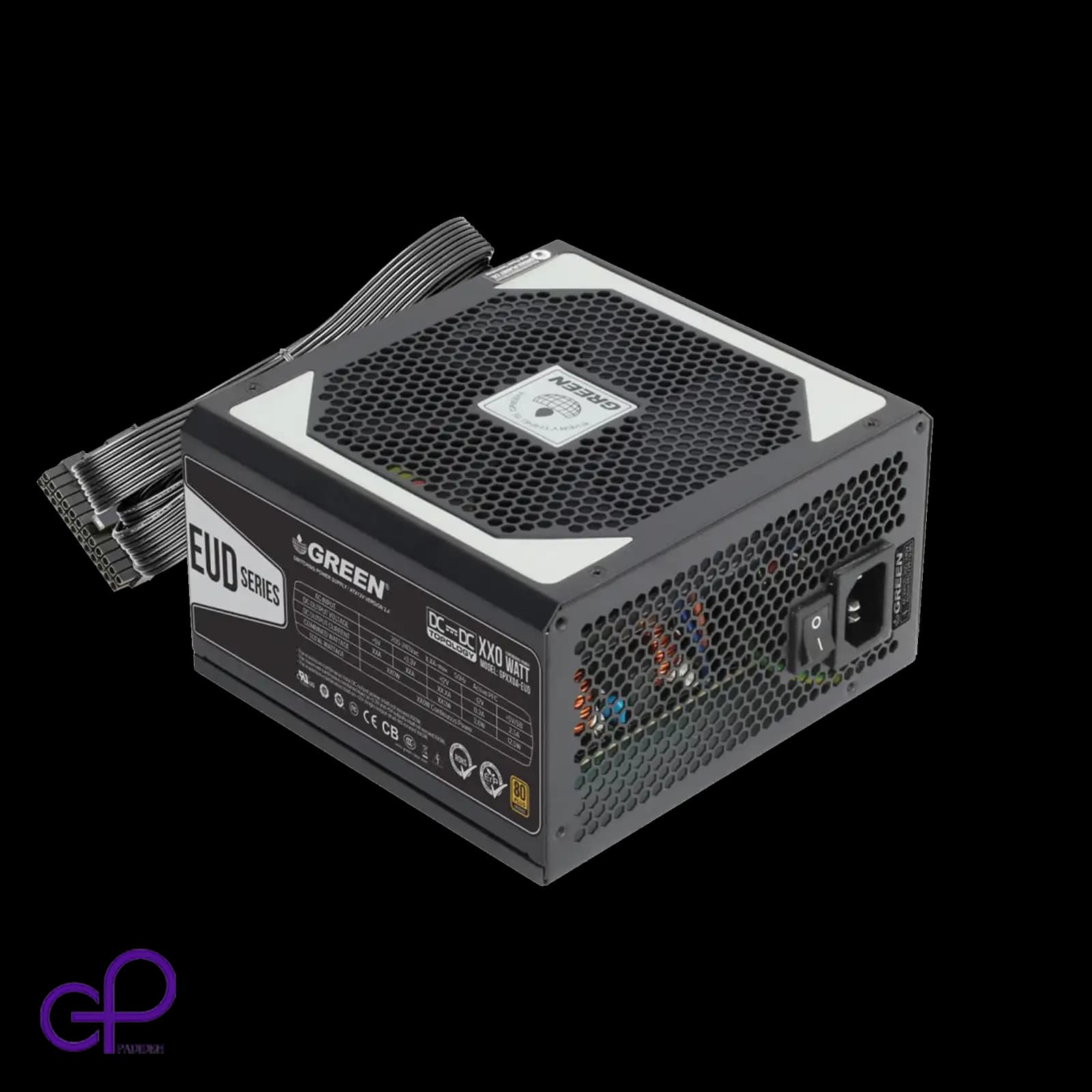 پاور کیس گرین GP480A-EUD با توان 480 وات — تصویر ۳