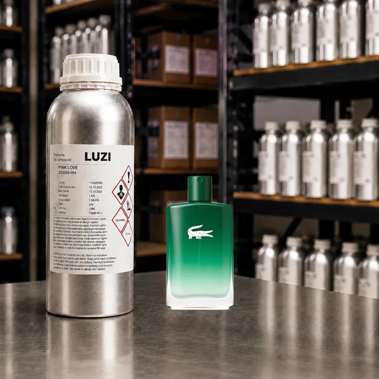 عطر لاگوست سبز لوزی