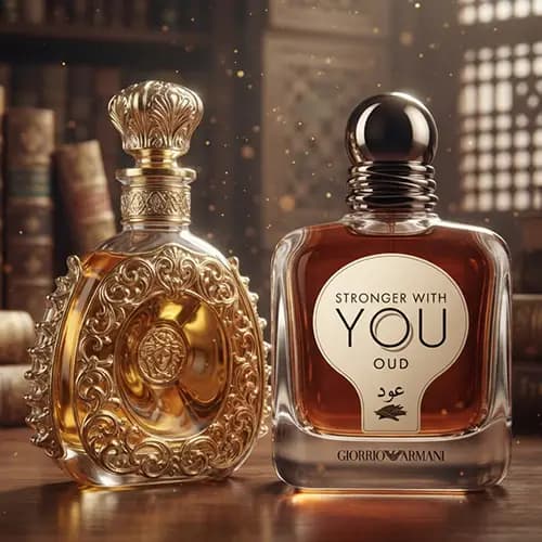 اسانس عطر امپریو آرمانی استرانگر ویت یو عود (Emporio Armani Stronger With You Oud)؛ طراوت گرم، لوکس و اغواگر شرقی
