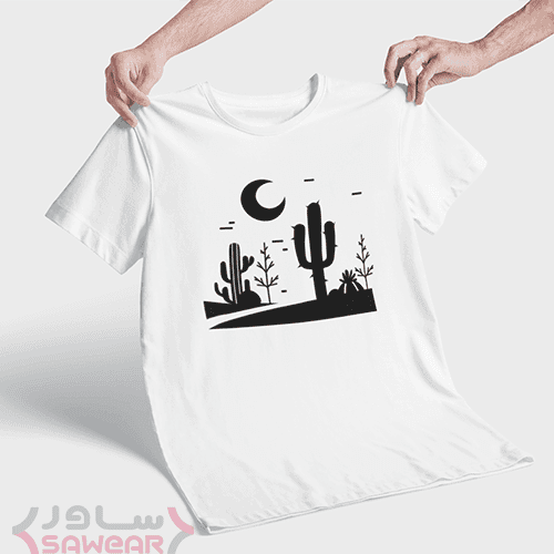 تیشرت مردانه با طرح کاکتوس