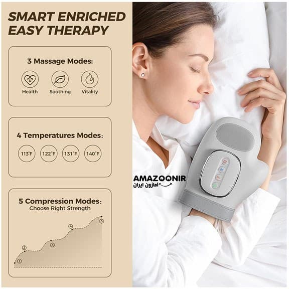 ماساژور دست هوشمند مدل Smart Hand Massager — تصویر ۳