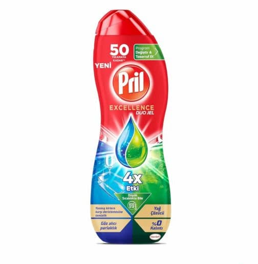 ژل ماشین ظرفشویی دوفاز پریل مدل Yag Cozucu حجم 900 میل — تصویر ۲