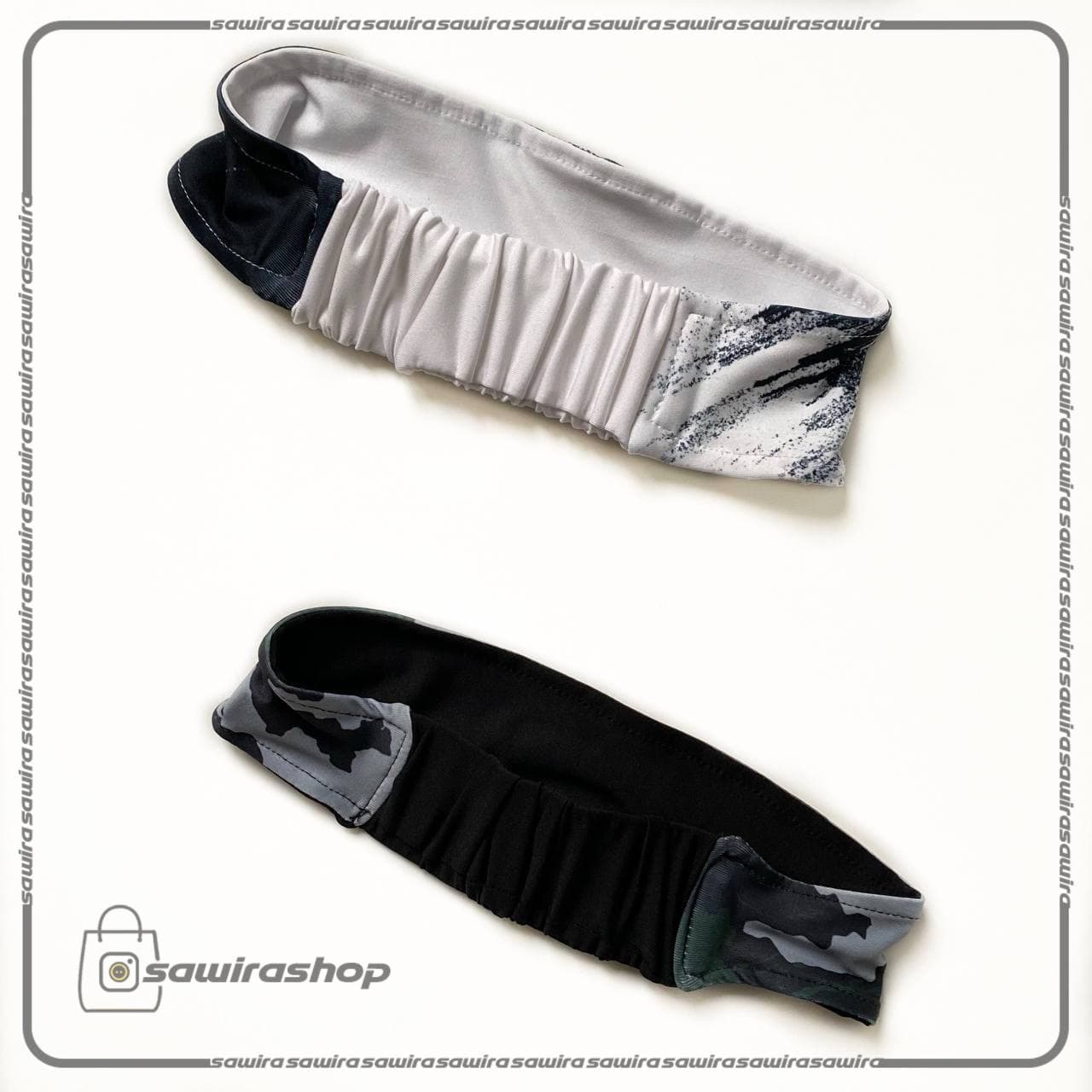 هدبند طرح دار زنانه نایک (Nike) - (کد: 1687) — تصویر ۴