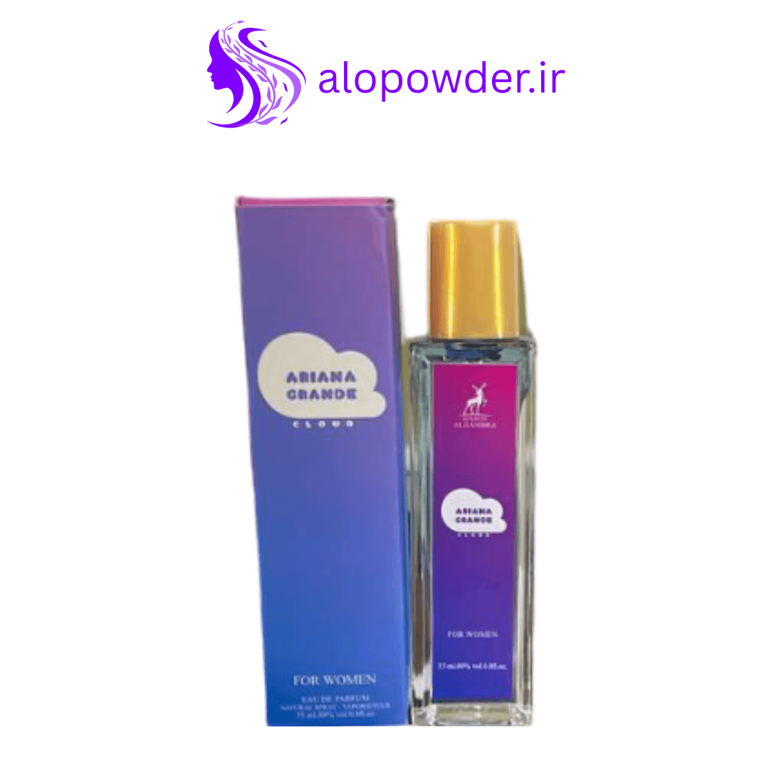 عطر ادوپرفیوم زنانه الحمبرا مدل آریانا گراند کلود Ariana Grande Cloud حجم ۳۵ میل