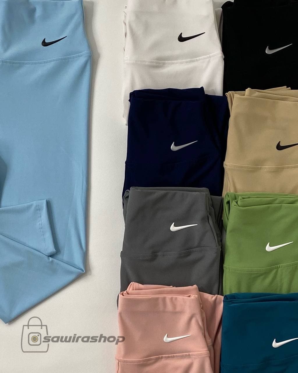 لگ فلامنت ساده رنگی زنانه نایک (Nike) - (کد: 1737) — تصویر ۳