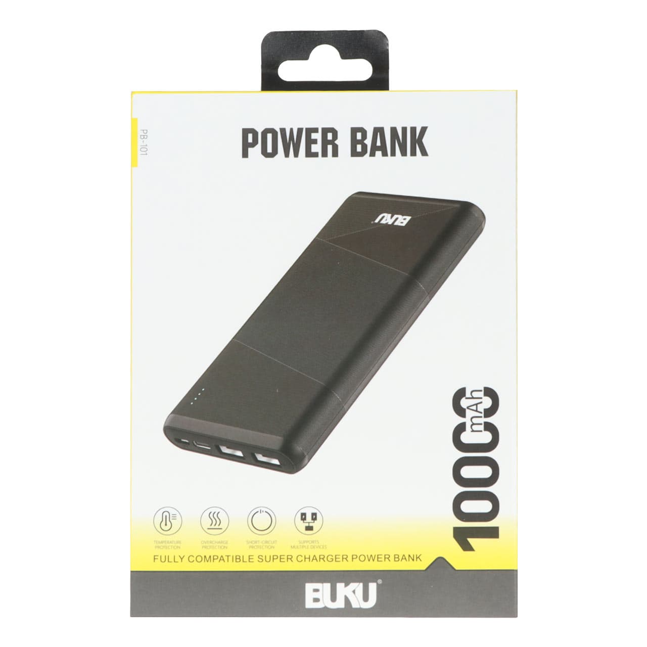 پاوربانک فست شارژ BUKU 10000mAh مدل PB-101 - سفید