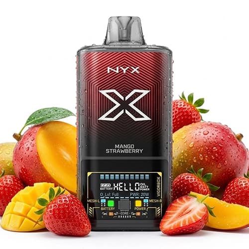 پاد یکبار مصرف 25000 پاف VIGORBOX طعم توت فرنگی انبه