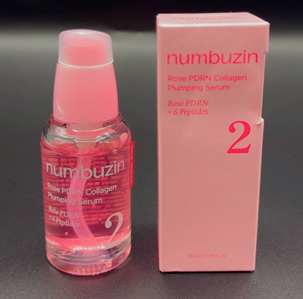 سرم رز کلاژن نامبوزین شماره ۲ | Numbuzin No.2 Rose Collagen Serum — تصویر ۳