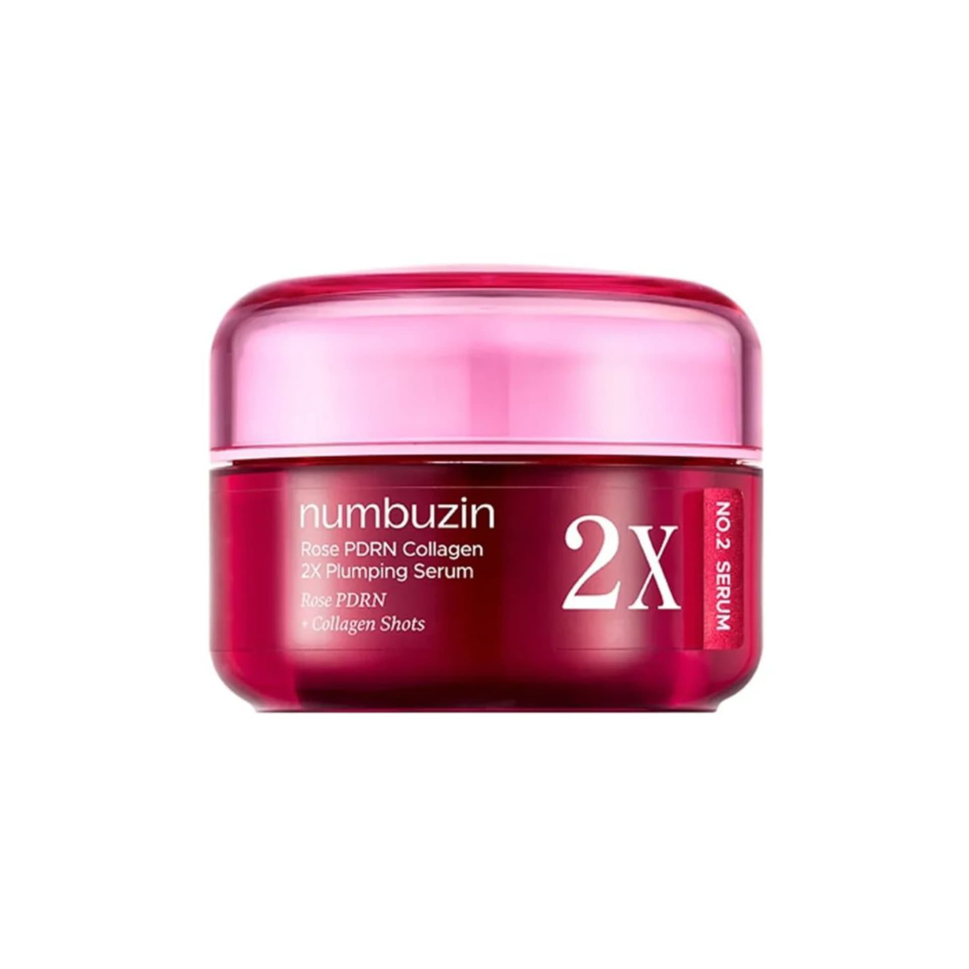 سرم حجم‌ دهنده کلاژن و PDRN گل رز 2X نامبوزین شماره ۲ | Numbuzin No.2 Rose PDRN Collagen 2X Plumping Serum