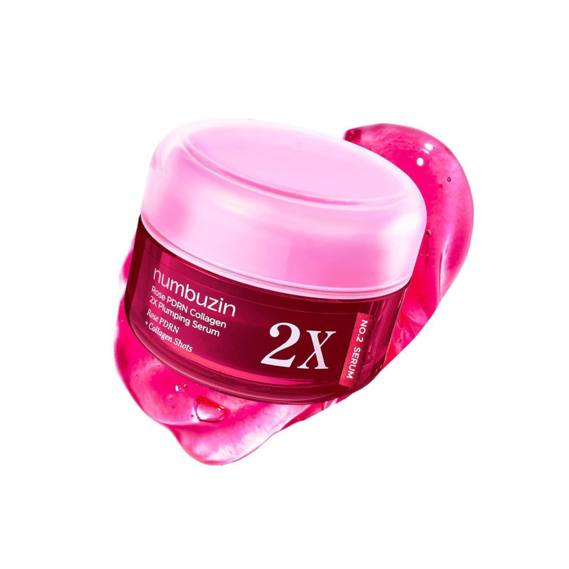 سرم حجم‌ دهنده کلاژن و PDRN گل رز 2X نامبوزین شماره ۲ | Numbuzin No.2 Rose PDRN Collagen 2X Plumping Serum — تصویر ۲