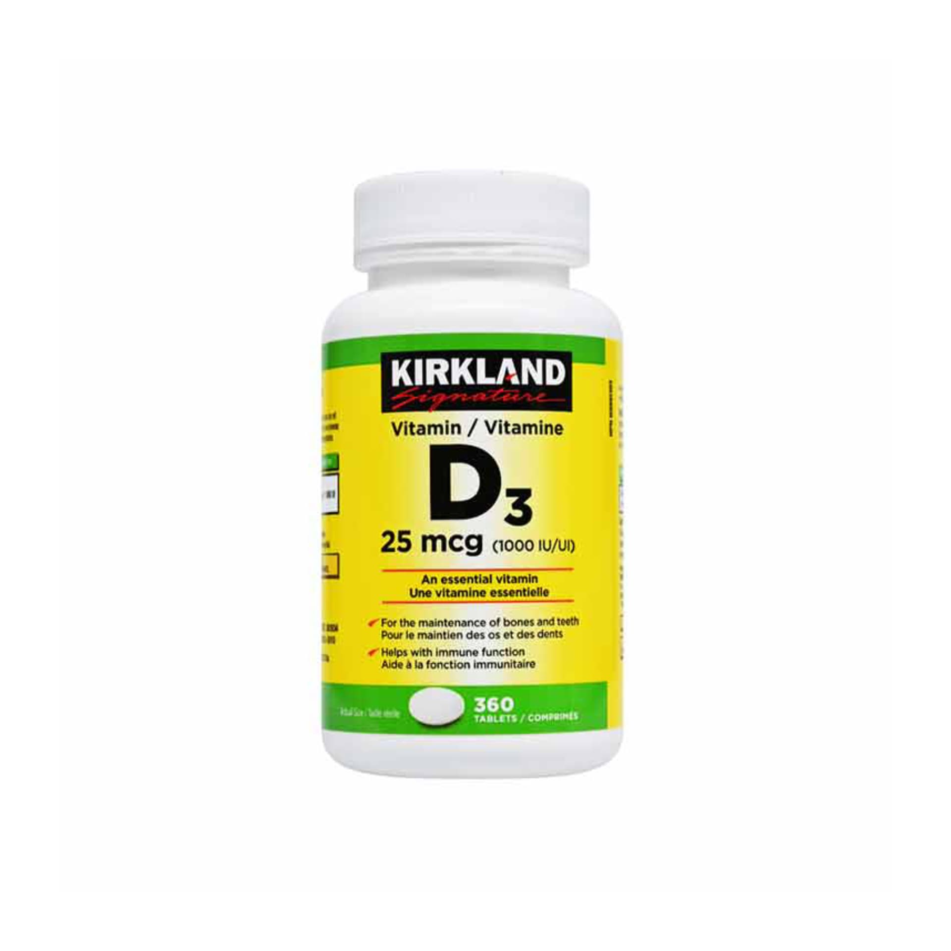 ویتامین D3 کرکلند Kirkland Signature Vitamin D3 2000 IU
