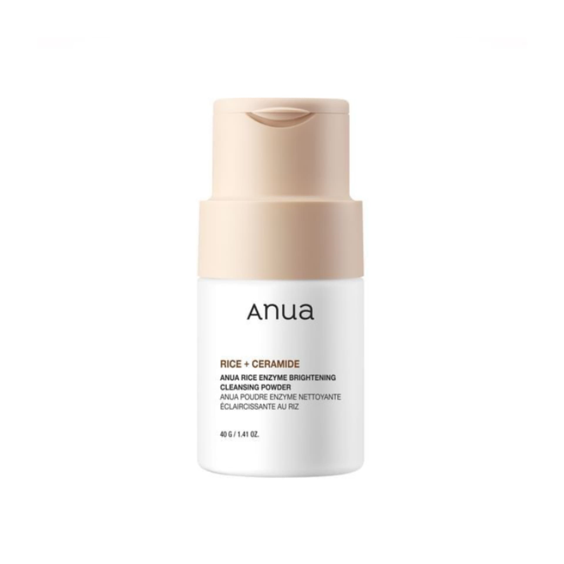 پودر پاک‌کننده و روشن‌کننده آنزیم برنج آنوا Anua Rice Enzyme Brightening Cleansing Powder