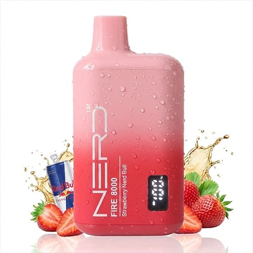 پاد یکبار مصرف NERD طعم توت فرنگی انرژی زا