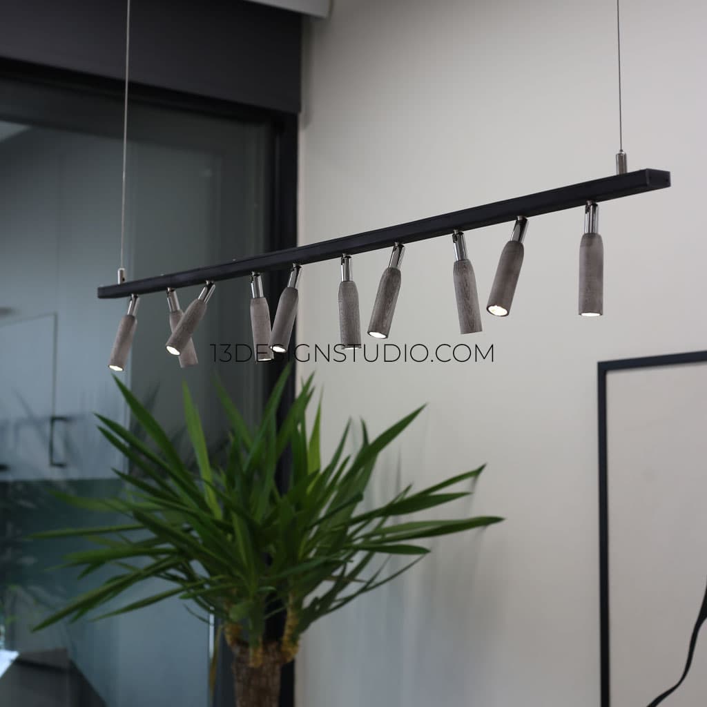 لوستر چوبی راما | نور متمرکز – کد 1384 — تصویر ۷