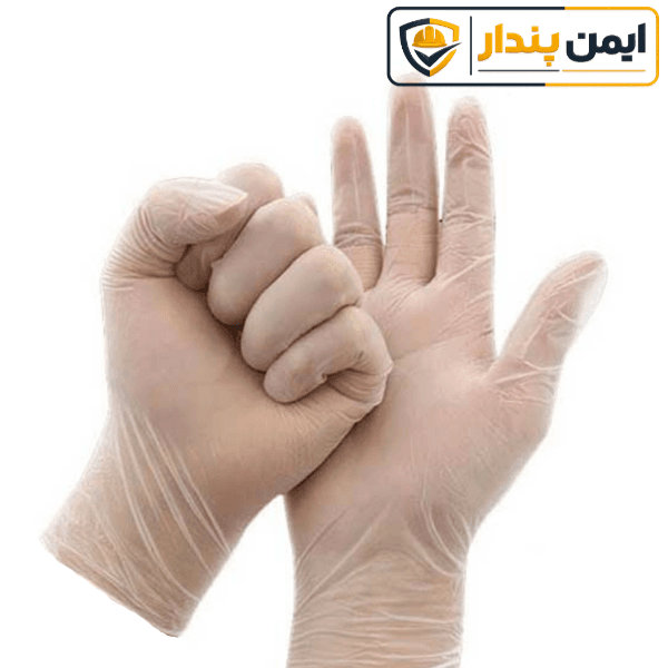 دستکش وینیل 100 عددی (مدیوم و لارج) گاماتکس — تصویر ۳