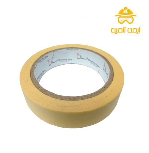 چسب کاغذی 2 و نیم سانتی زرد 50 یاردی — تصویر ۳
