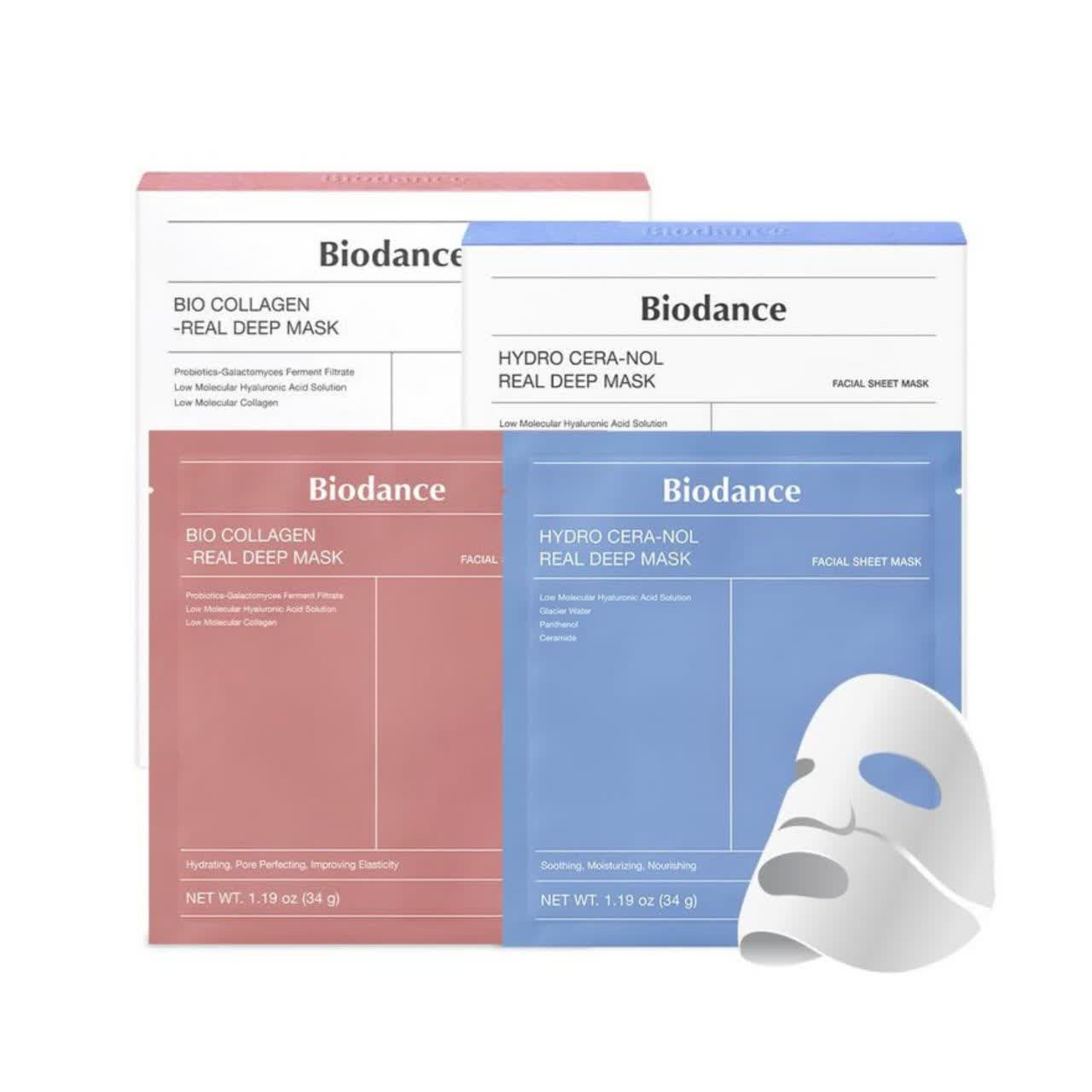 ماسک ورقهای بایودنس | BioDence Sheet Mask Pack