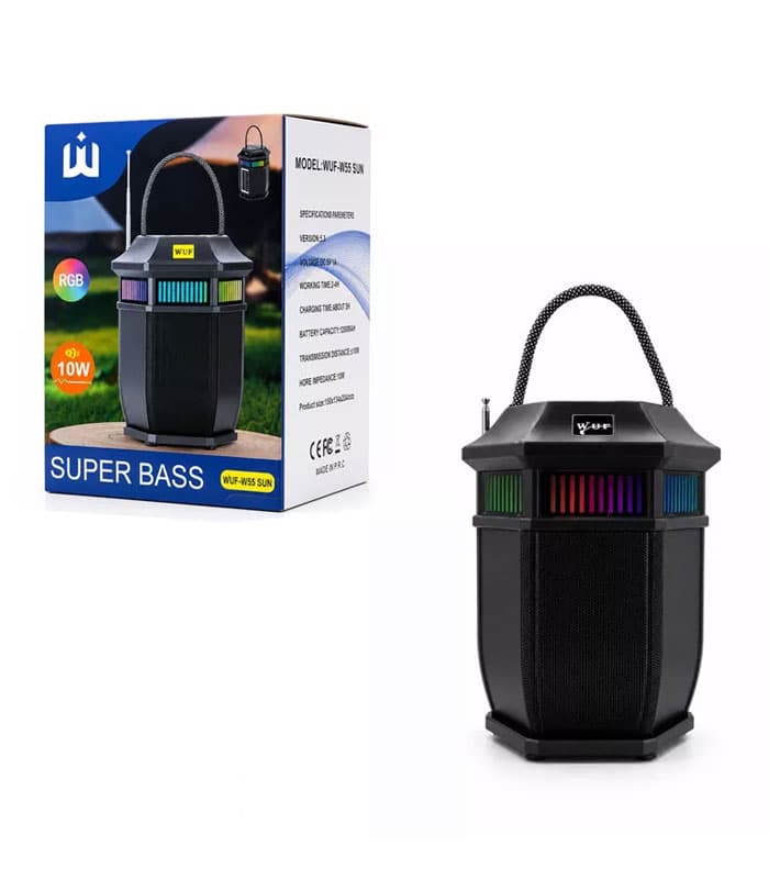 اسپیکر بلوتوثی طرح فانوس مدل W55-SUN