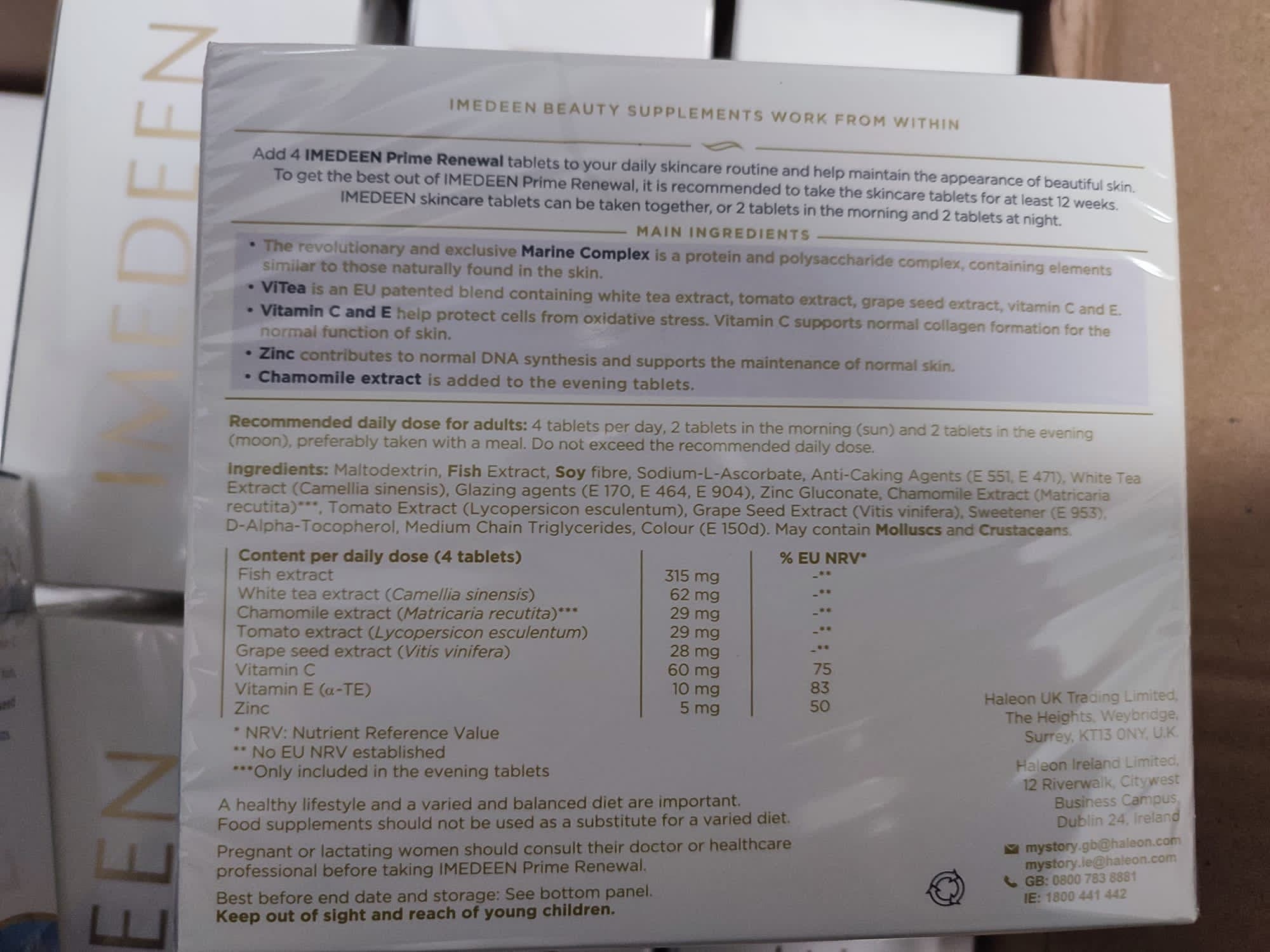 قرص ایمدین پرایم رینیوال بنفش | Imedeen Prime Renewal — تصویر ۴